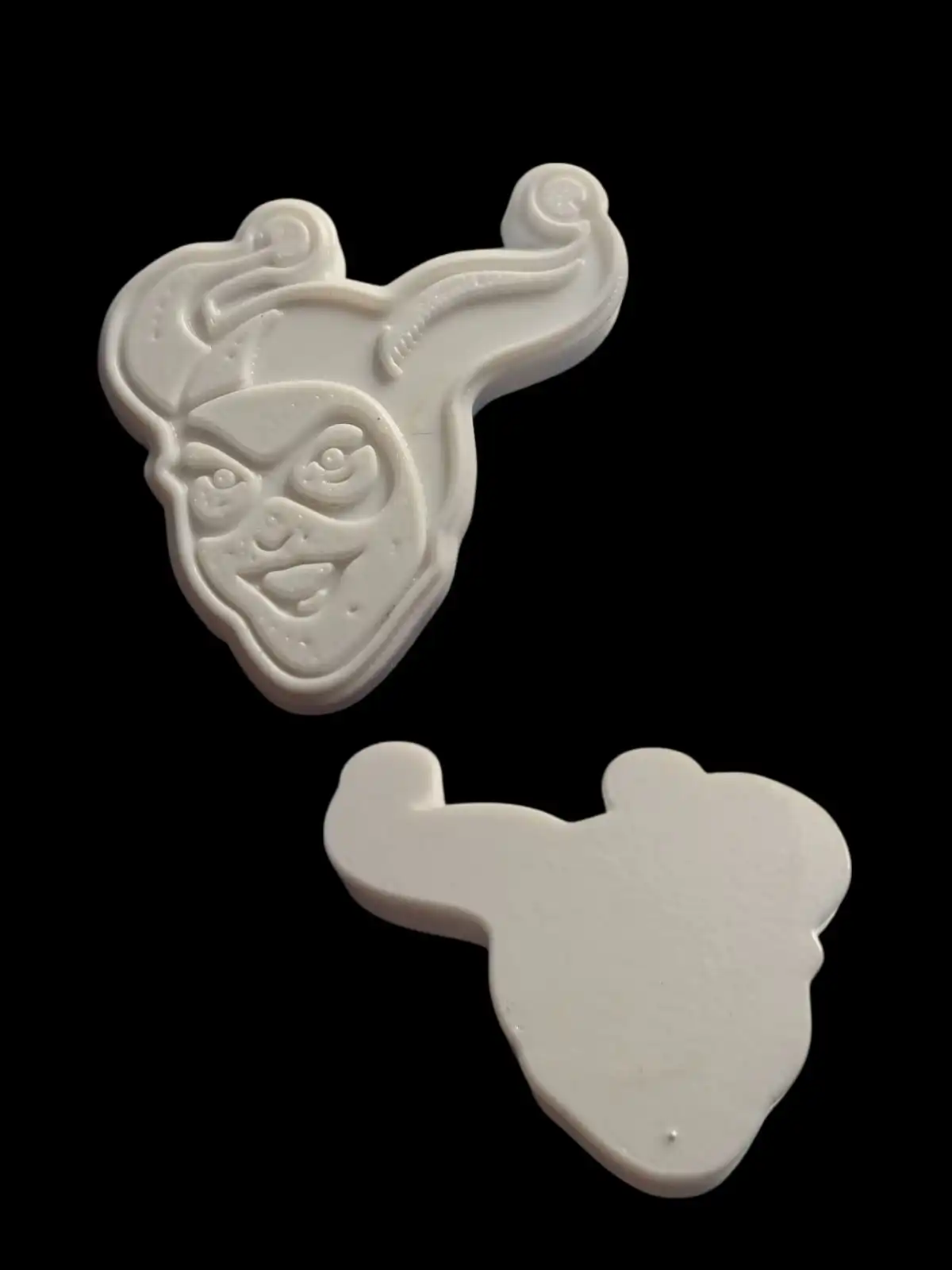 Moneda HARLEY QUINN con tratamiento químico, Art.proyectos: pieza fabricada con impresión 3D