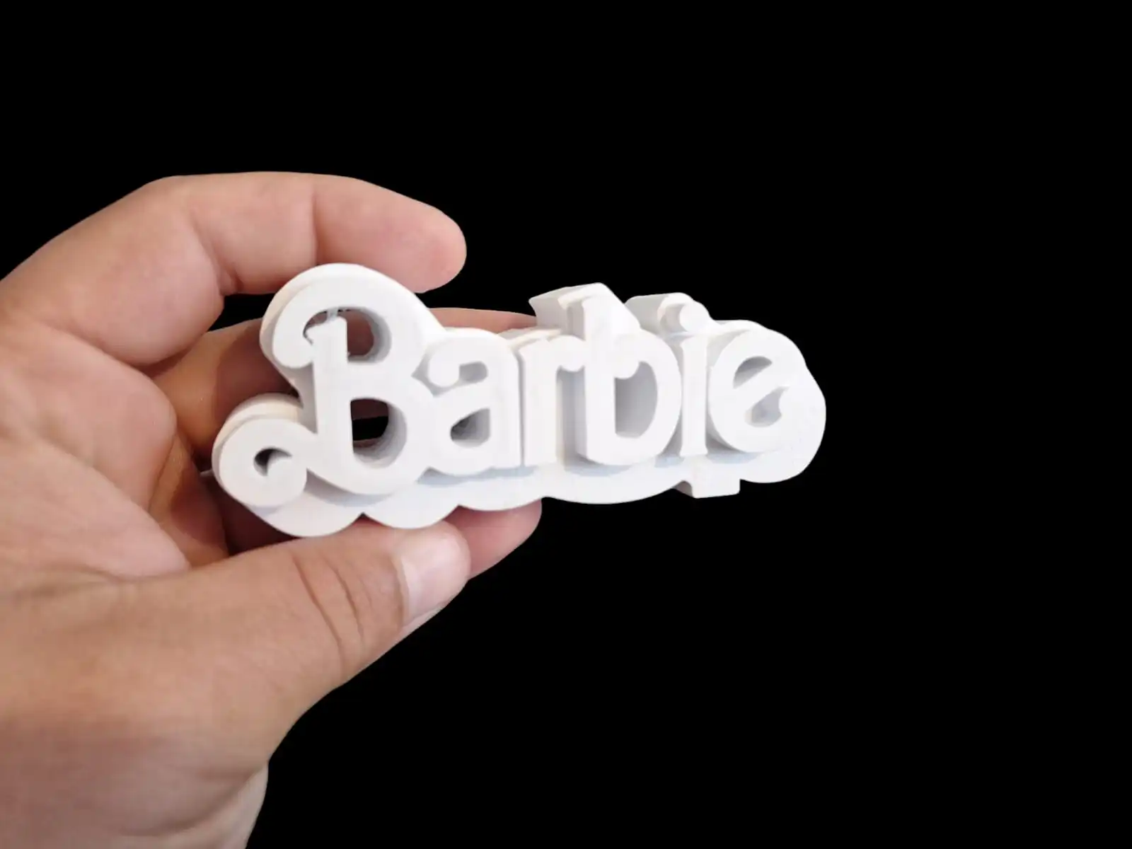 Diseño de cartel a pedido, Merchandising: pieza fabricada con impresión 3D
